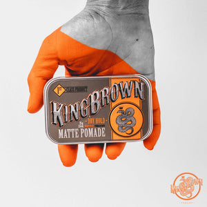 King Brown Wax Gel Pomade Clay